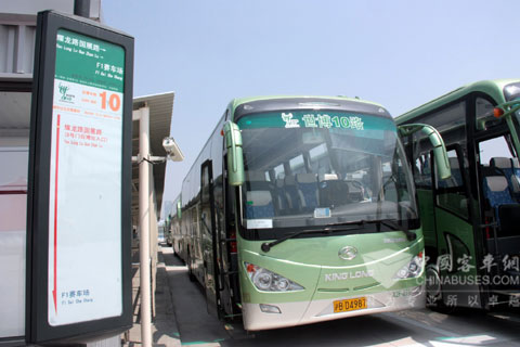 Kinglong 버스 쇼 세계 엑스포를 위한 4개의 스파클링 포인트