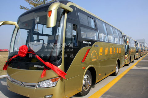 Kinglong 버스는 Guizhou 지방으로 이동합니다